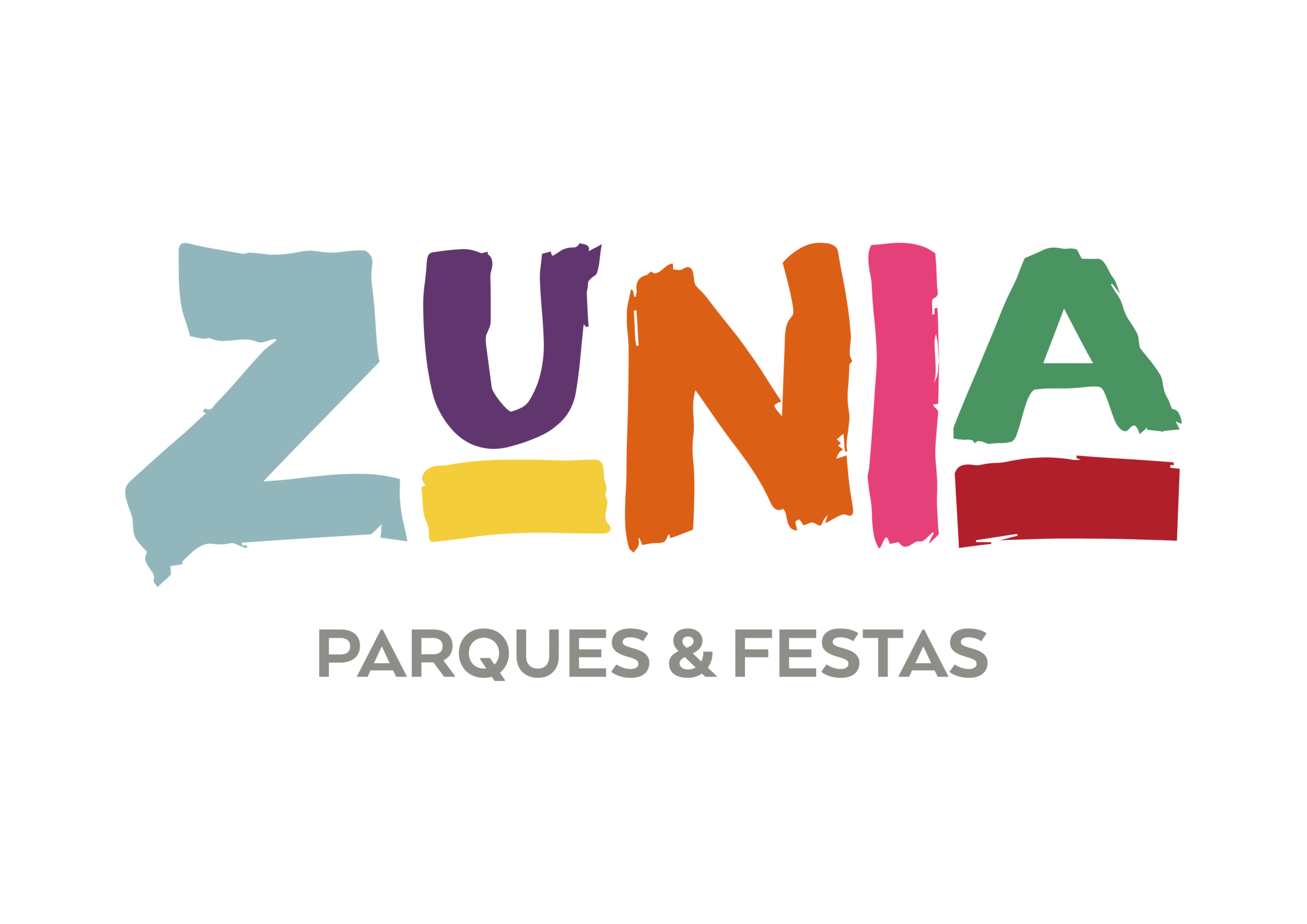 ZUK2F - Logo Zunia Parque e Festas - Com Borda